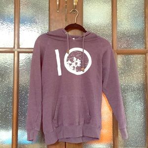 Purple constellations ten tree hoodie